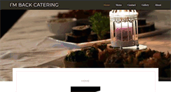 Desktop Screenshot of imbackcatering.com